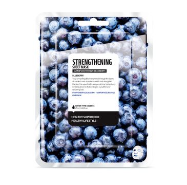 Superfood For Skin Strengthening Sheet Mask - wzmacniająca maseczka do twarzy Borówka 25 ml