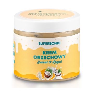 Supersonic Sweet&Legal orzechowy krem proteinowy o smaku białej czekolady z owocami tropikalnymi 160g