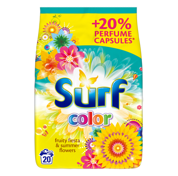 Surf Color Fruity Fiesta & Summer Flowers proszek do prania do koloru 1,3kg