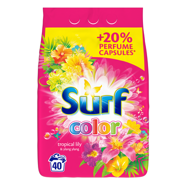 Surf Color Tropical Lily & Ylang Ylang proszek do prania do koloru 2,6kg