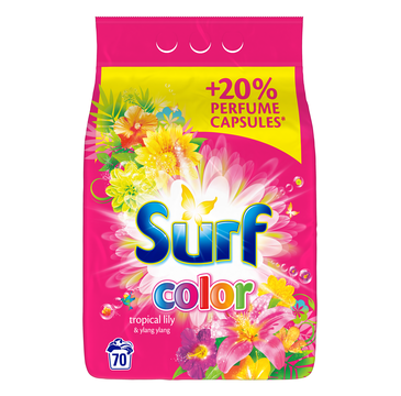 Surf Color Tropical Lily & Ylang Ylang proszek do prania do koloru 4,55kg