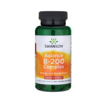 Swanson Balance B-200 suplement diety 100 kapsułek