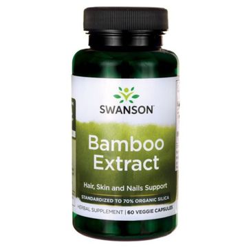 Swanson Bamboo Extract 300mg suplement diety 60 kapsułek