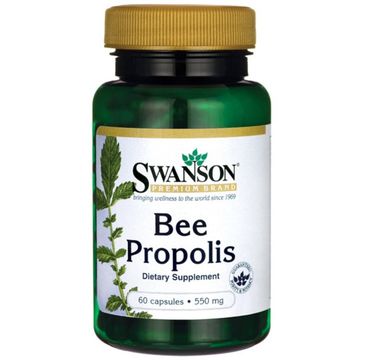 Swanson Bee Propolis 550mg suplement diety 60 kapsułek