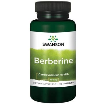 Swanson Berberine 400mg suplement diety 60 kapsułek