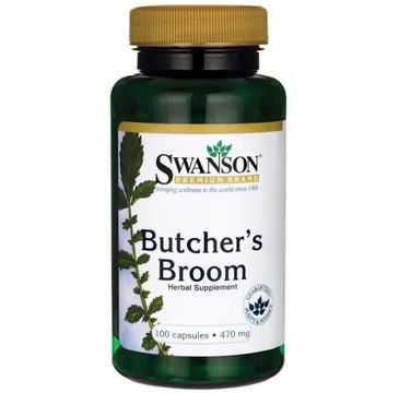 Swanson Butcher'S Broom 470mg suplement diety 100 kapsułek