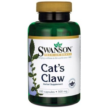 Swanson Cat''S Claw 500mg suplement diety 100 kapsułek