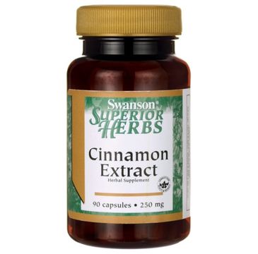 Swanson Cynamon Extract 250mg suplement diety 90 kapsułek