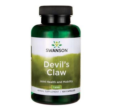 Swanson Devil's Claw diabelski pazur 500mg suplement diety 100 kapsułek