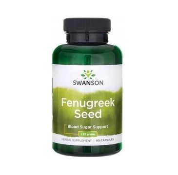 Swanson Fenugreek Kozieradka 610mg suplement diety 90 kapsułek