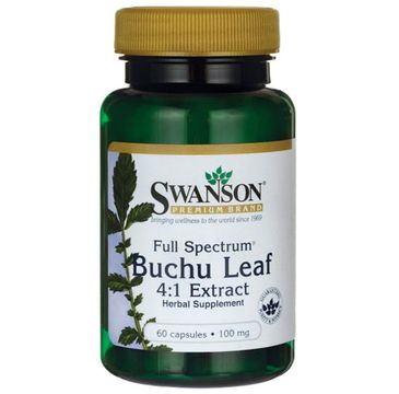 Swanson FS Buchu Leaf Bukko 100mg suplement diety 60 kapsułek