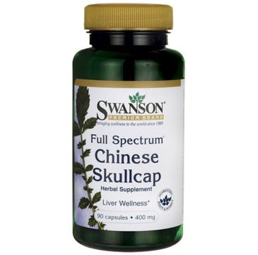 Swanson FS Chinese Scullcap 400mg suplement diety 90 kapsułek