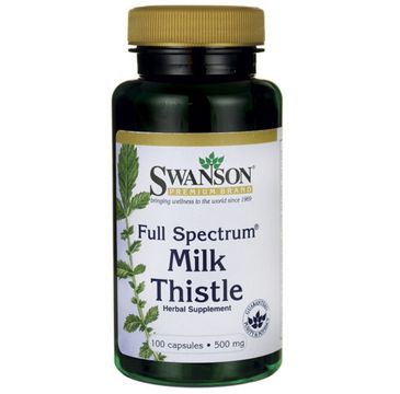 Swanson FS Milk Thistle 500mg suplement diety 100 kapsułek