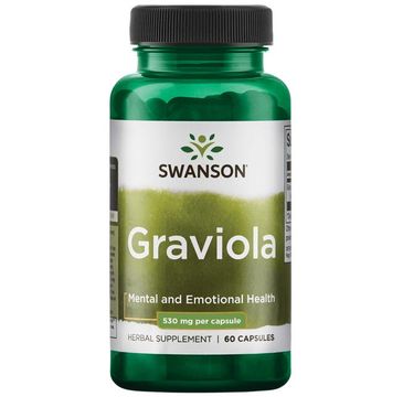 Swanson Graviola 530mg suplement diety 60 kapsułek