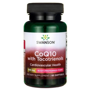 Swanson Koenzym Q10 z Tokotrienolami 100mg suplement diety 60 kapsułek