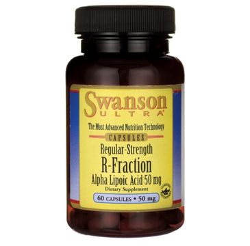 Swanson Kwas R-Ala (R-Fraction) 50mg suplement diety 60 kapsułek