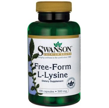 Swanson L-Lizyna 500mg suplement diety 100 kapsułek