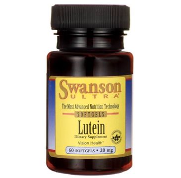 Swanson Luteina 20mg suplement diety 60 kapsułek
