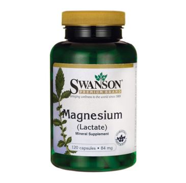 Swanson Mleczan Magnezu 84mg suplement diety 120 kapsułek