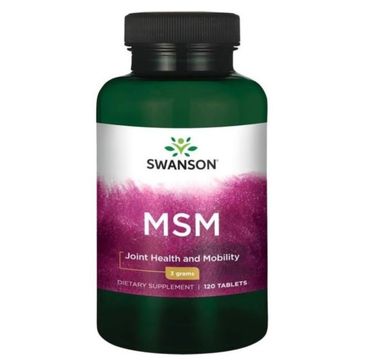 Swanson Msm Truflex 1500mg suplement diety 120 tabletek