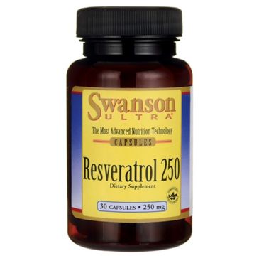 Swanson Resweratrol 250mg suplement diety 30 kapsułek