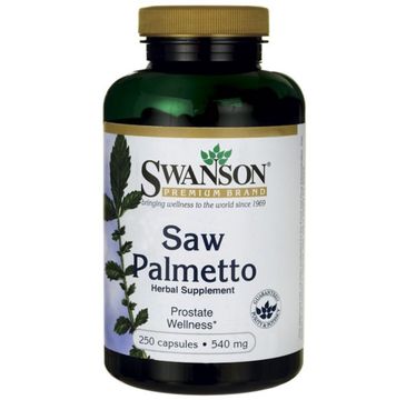 Swanson Saw Palmetto 540mg suplement diety 250 kapsułek