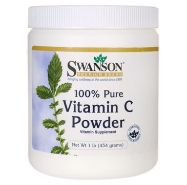 Swanson Witamina C 100% Czysta suplement diety w proszku 454g