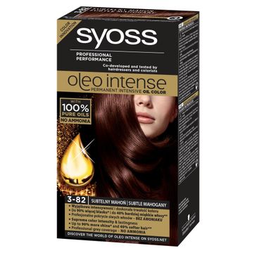 Syoss farba do każdego typu włosów oleo 3-82 subtelny mahoń 50 ml