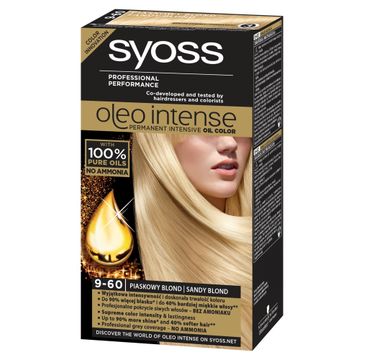 Syoss farba do każdego typu włosów oleo 9-60 piaskowy blond 50 ml