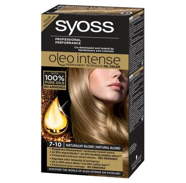 Syoss farba do każdego typy włosów oleo 7-10 naturalny blond 50 ml