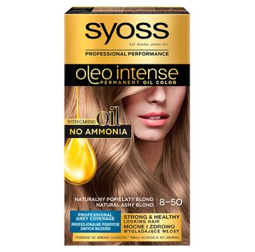 Syoss – Farba do włosów Oleo 8-50 Naturalny Popiel  (1op.)