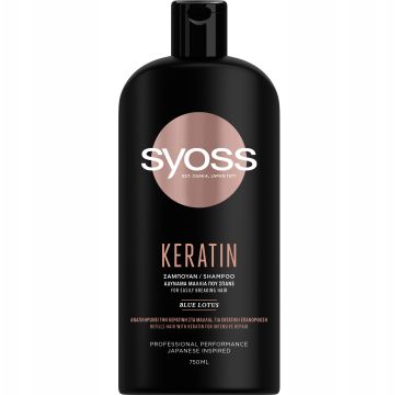 Syoss Keratin Shampoo szampon do włosów słabych i łamliwych (750 ml)