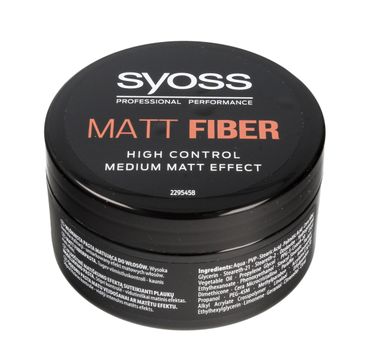 Syoss Matt Fiber włóknista pasta matująca do włosów 100 ml