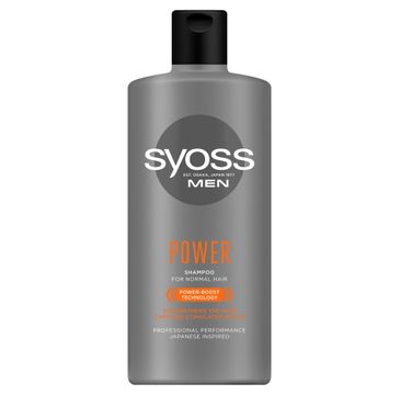 Syoss Men Power – szampon dla mężczyzn do włosów normalnych (440ml)