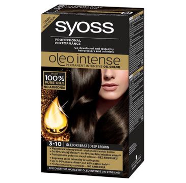 Syoss Oleo farba do włosów 3-10 głęboki brąz 115 ml