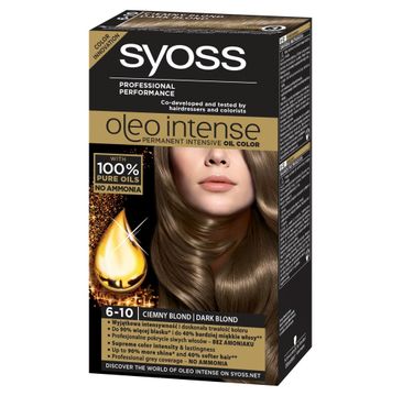 Syoss Oleo farba do włosów 6-10 ciemny blond 115 ml