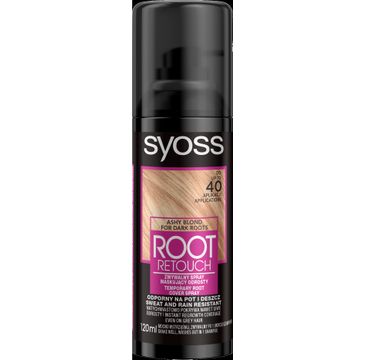 Syoss 鈥� Root Retoucher Spray maskuj膮cy odrosty - Popielaty Blond (120 ml)