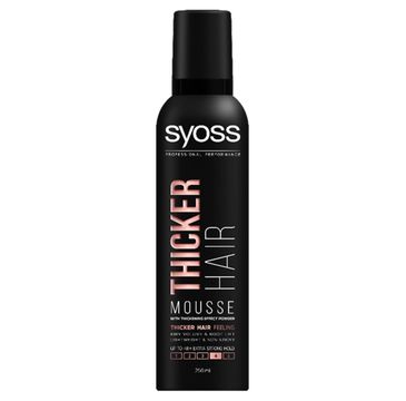 Syoss Thicker Hair pianka do włosów pogrubiająca extra strong (250 ml)