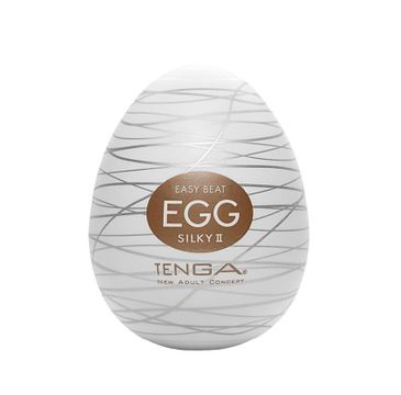 TENGA Easy Beat Egg Silky II jednorazowy masturbator w kształcie jajka