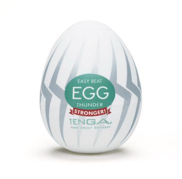 TENGA Easy Beat Egg Thunder jednorazowy masturbator w kształcie jajka