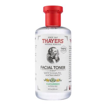 Thayers Ogórkowy bezalkoholowy tonik do twarzy z aloesem i oczarem wirginijskim (355 ml)