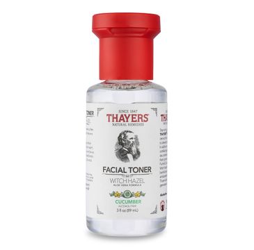 Thayers Ogórkowy bezalkoholowy tonik do twarzy z aloesem i oczarem wirginijskim (89 ml)