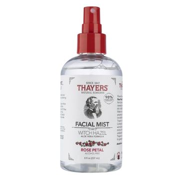 Thayers Różana bezalkoholowa tonizująca mgiełka do twarzy z aloesem i oczarem wirginijskim (237 ml)