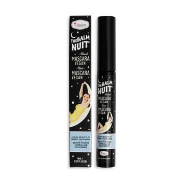 The Balm Nuit Vegan Mascara wydłużający tusz do rzęs Black (8 ml)