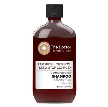 The Doctor Health & Care szampon do włosów przeciw przetłuszczaniu Dziegieć + Ichthyol + Sebo-Stop Complex (355 ml)
