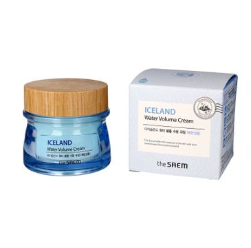 The SAEM Iceland Water Volume Cream krem nawilżający do twarzy - cera mieszana 80 ml