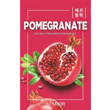 The SAEM Natural Mask Sheet Maska na tkaninie Pomegranate 21 ml