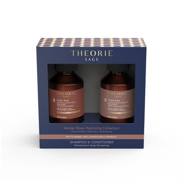 Theorie Sage Amber Rose Hydrating Travel Kit zestaw nawilżający szampon do włosów 90ml + nawilżająca odżywka do włosów 90ml