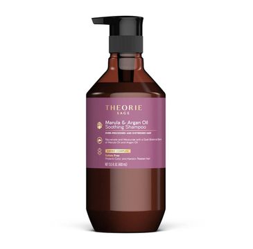 Theorie Sage Marula & Argan Oil Smoothing Shampoo wygładzający szampon do włosów zniszczonych i wymagających intensywnej regeneracji (400 ml)