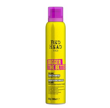 Tigi Bed Head Bigger The Better Volume Foam Shampoo szampon w piance dodający włosom objętości 200ml